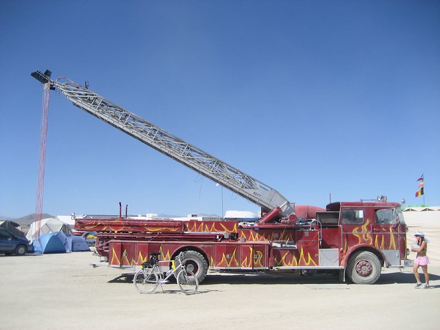 Firetruck Art Car, Burning Man 2007