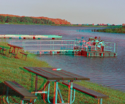 people lake water stereoscopic stereophoto 3d fishing iowa anaglyphs redcyan 3dimages 3dphoto 3dphotos 3dpictures stereopicture snydersbend