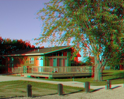 stereoscopic stereophoto 3d cabin iowa anaglyphs redcyan 3dimages 3dphoto 3dphotos 3dpictures stereopicture snydersbend