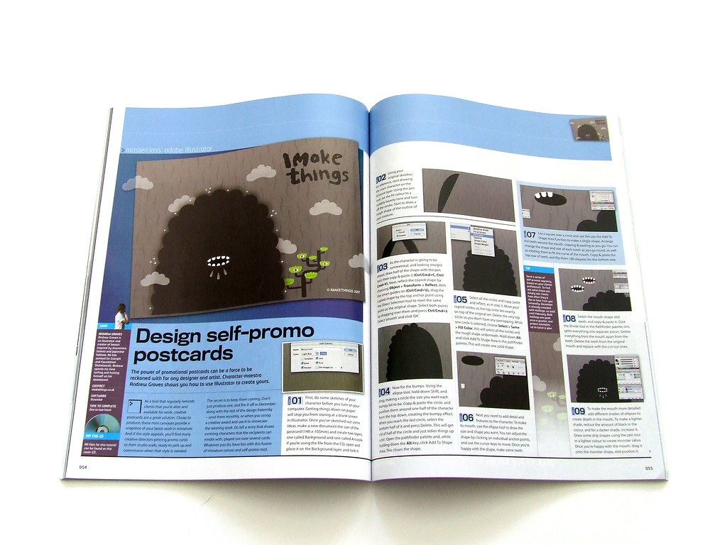digital arts magazine tutorial | on how to make self promoti… | Flickr