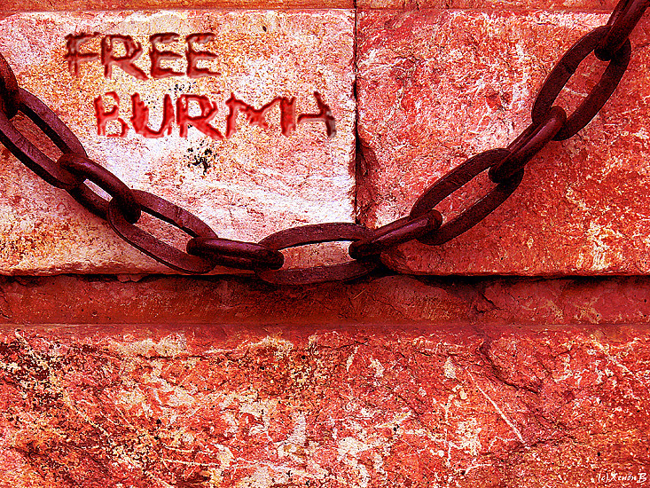 Free Burma by xenonb.