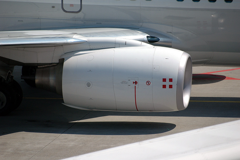 BBJ Engine | A cfm56-7B2 engine on this 737-700. *Airplanes … | Flickr
