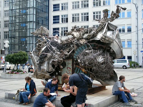 Junk Sculpture | Junk sculpture at Ernst-Abbe platz in Jena … | Flickr
