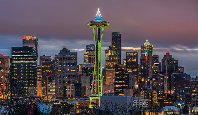 Seattle Sounders Space Needle