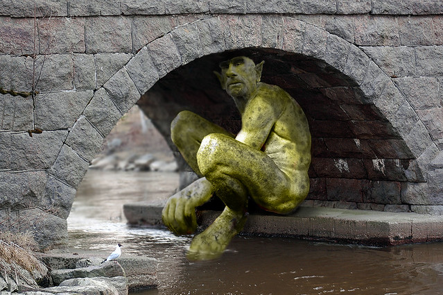 Image result for troll under the bridge
