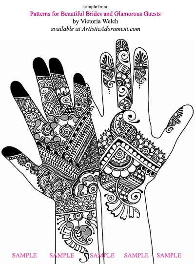 Sample Henna Designs from Patterns for Beautiful Brides & … | Flickr