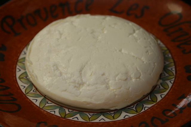 Homemade RAW cheese (local grass-fed Jersey cow milk)