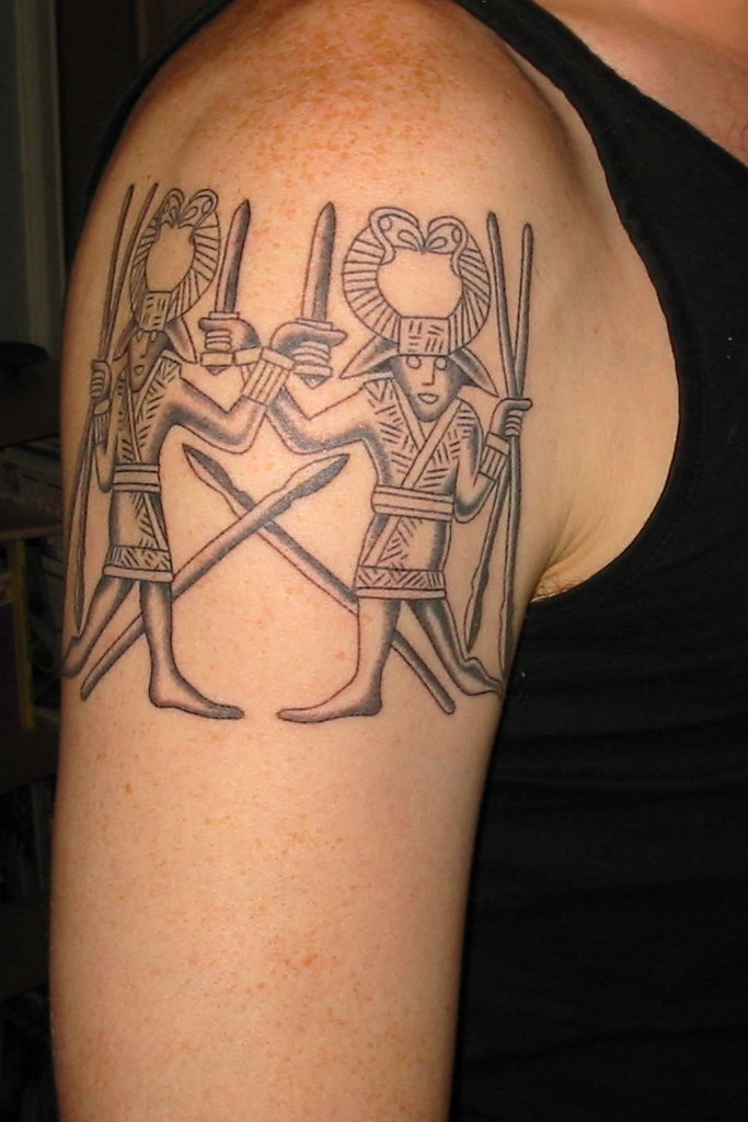 Anglo Saxon tattoo | A hand done tattoo by Tatu Pier of Brig… | Flickr