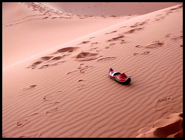 Pisadas en el desierto - Footsteps in the desert (Explore #3 Jul 1, 2007)
