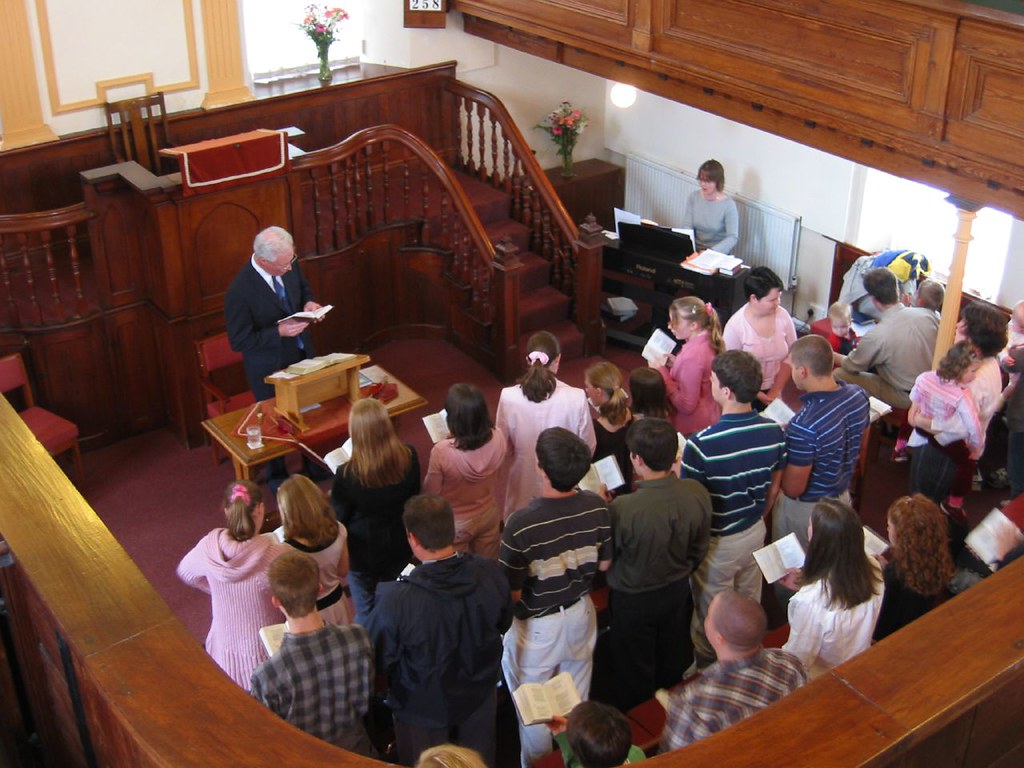 Morning Worship, Bethel Evangelical Church, Nelson, Wales