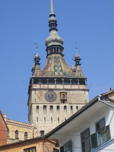 clocktower in Sighisoara | by jennifergarland