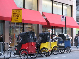 Rickshaws on Fifth Avenue | by photonooner