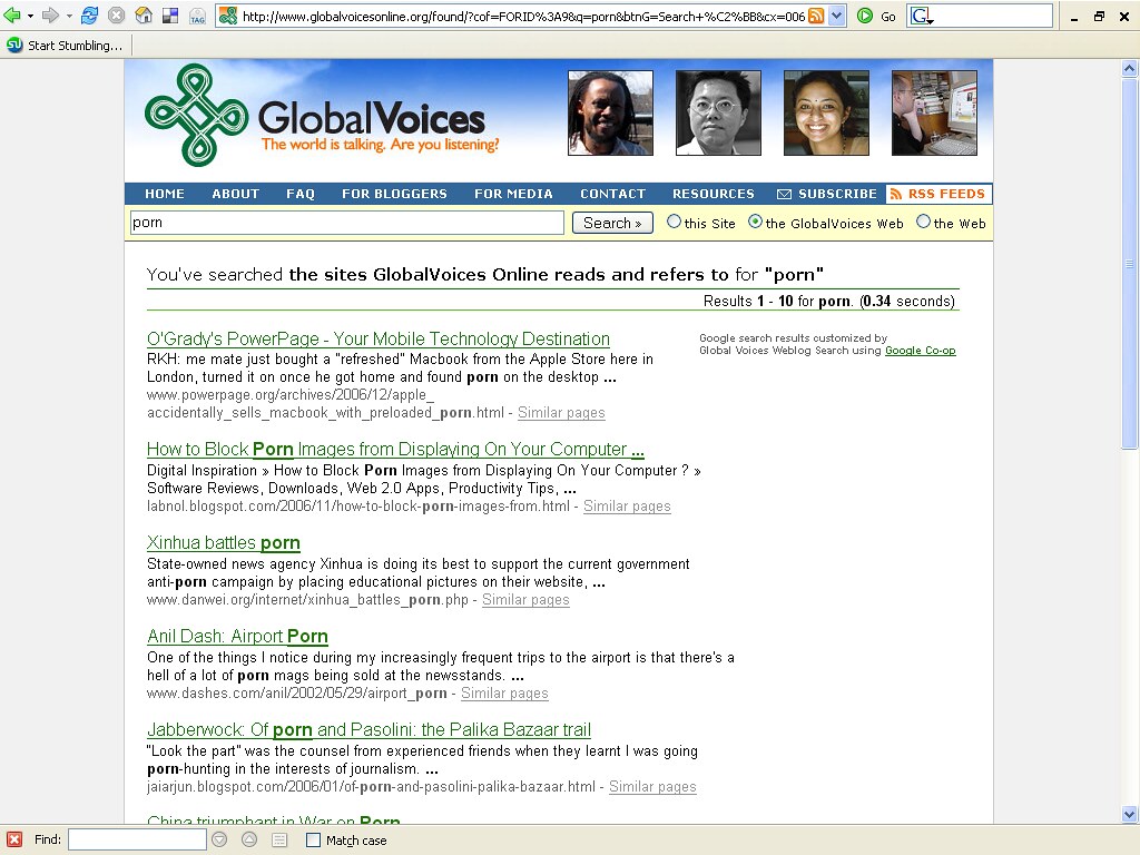 Googling Porn on Global Voices Online - :) so Ethan and Bori… - Flickr
