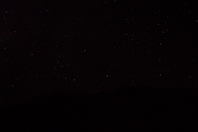 Las estrellas y el Cerro El Vigia