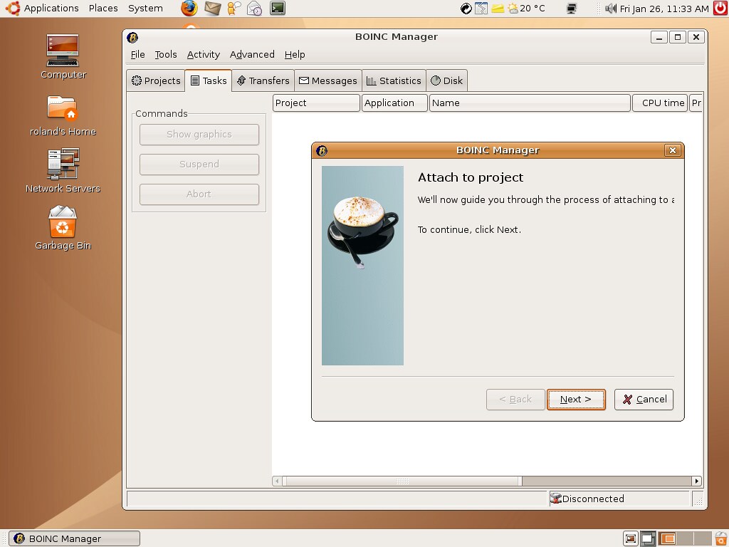 Ubuntu - BOINC manager Screenshot | I found and installed a … | Flickr