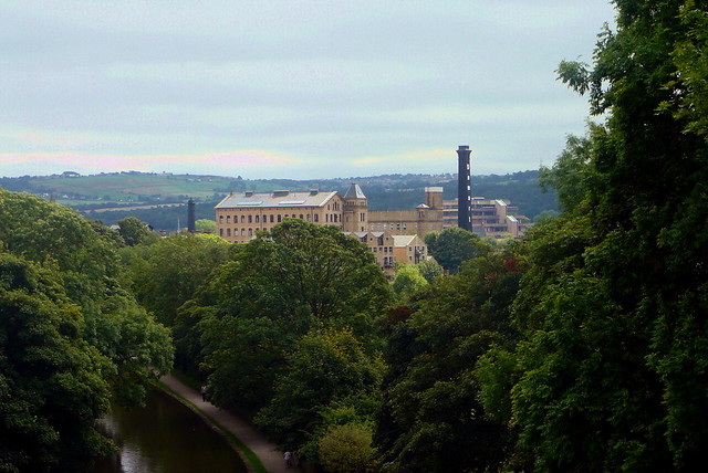 Bingley, from the top of Five Rise Locks