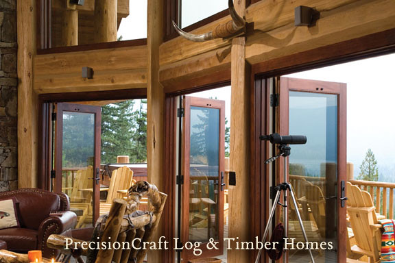 Handcrafted Log Home in Montana | PrecisionCraft Log Homes