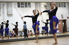 Cambodian dance master class