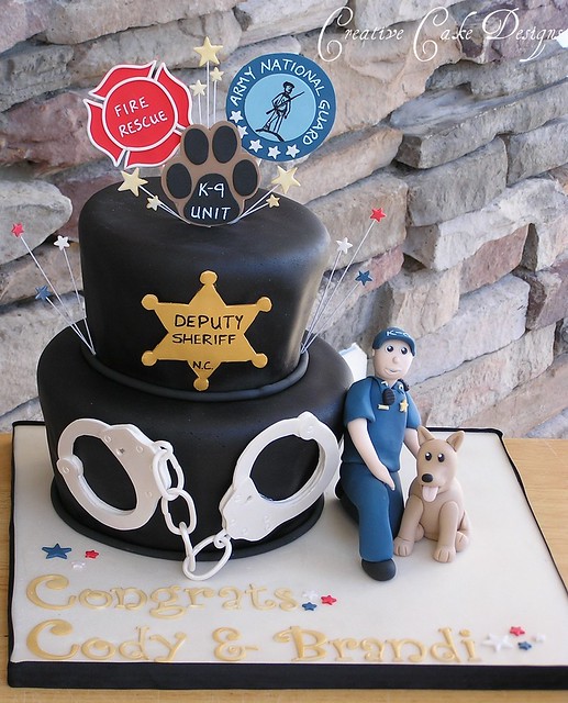 Sheriffs Deputy Groom's cake =)