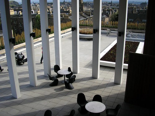 Informatics Edinburgh: Rooftop seating