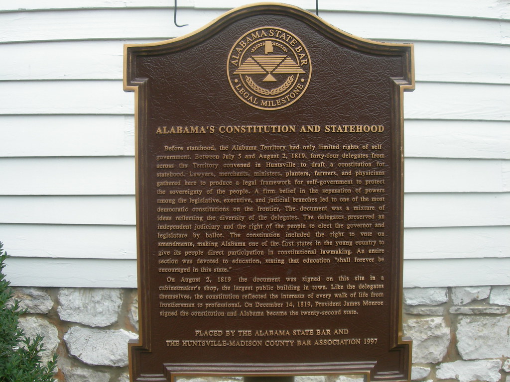 Alabama Constitution Marker