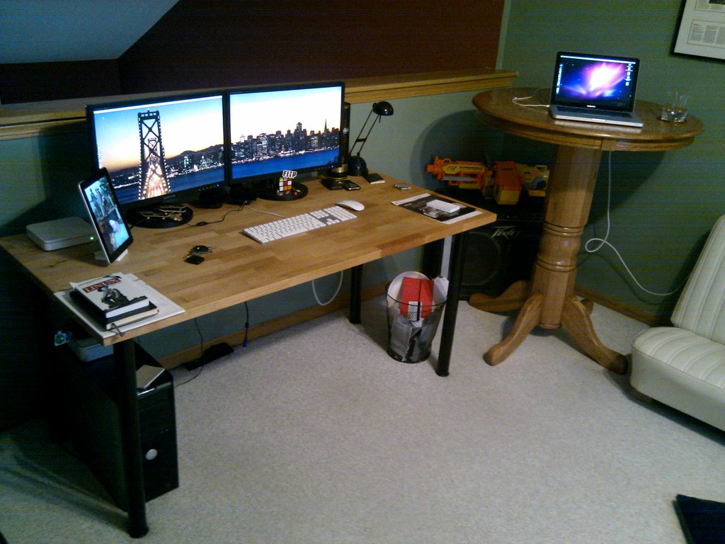 Temporary Stand Up Workstation Definitely Working More On Flickr