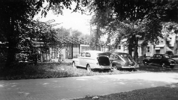 Lustron home construction shot 1, July 18, 1949