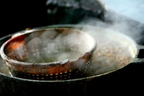 cooking corn for tortillas | by │:│chelle's view│:│