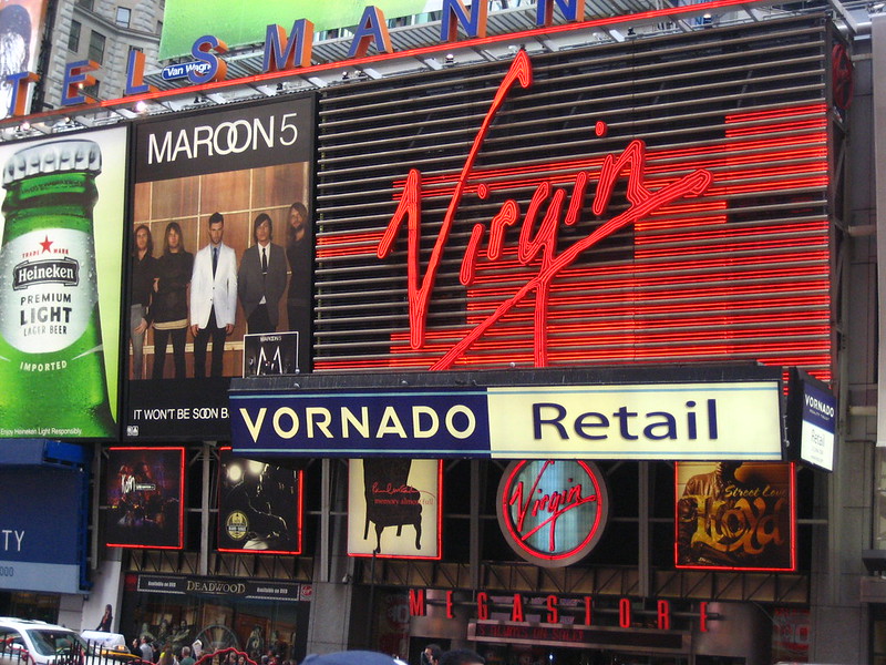 Virgin Record Store Times Square N.Y.