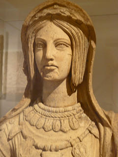 Terracotta statue of a young woman Etruscan late 4th century-early 3rd century BCE