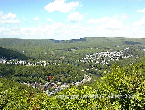 2005 View of Jim Thorpe from Flagstaff