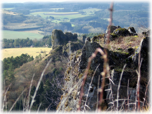 Eifel Panorama view from Munterley towards Auberg / Gerolstein