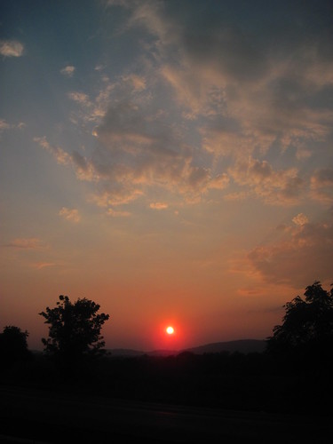 Sunset in Hellertown, PA 6.22.10 by stavs29, This is a picture of the sunset in Hellertown on June 22nd that i took with my Powershot A1100 IS. I