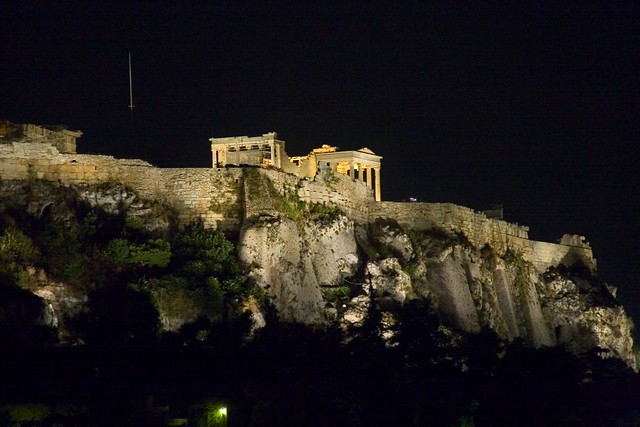 Acropolis night detail
