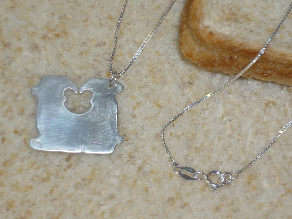 Sterling silver breadtag necklace | Zoe Churchill | Flickr