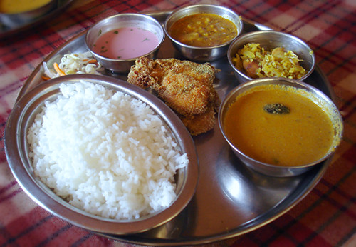 Fish-Curry-Rice Goa, India.
