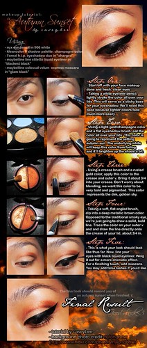 Autumn Sunset Makeup | by caseybee.