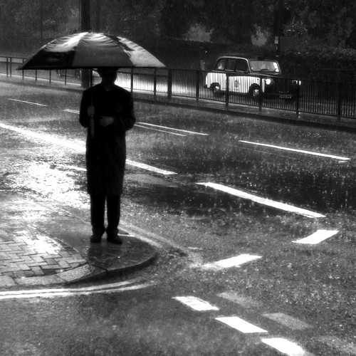 Waiting for a Taxi in the Rain