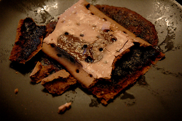 Chocolate Pop tart - burnt