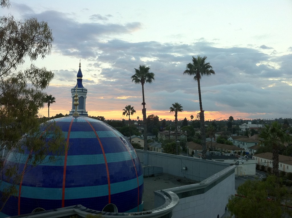 Sunset over West LA