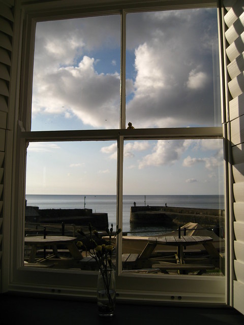 Cornwall: View from the hotel room