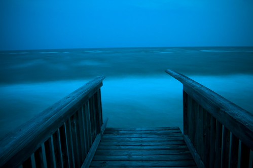 away by KGM, Not really photo shopped.  Just taken a few minutes after sunset before night set in.  30 second exp