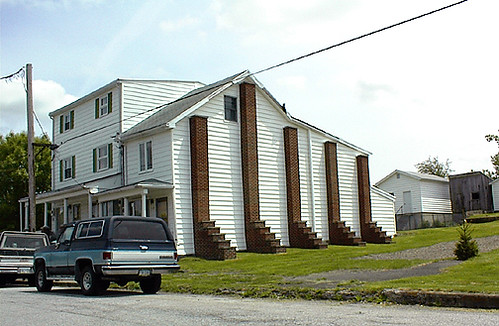 05-23-05-Brick retainers to shore up house walls Centralia, PA