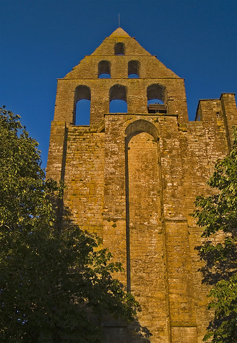 Mazerolles church @ sunset by Antony...., sunset france church languedoc mazerolles