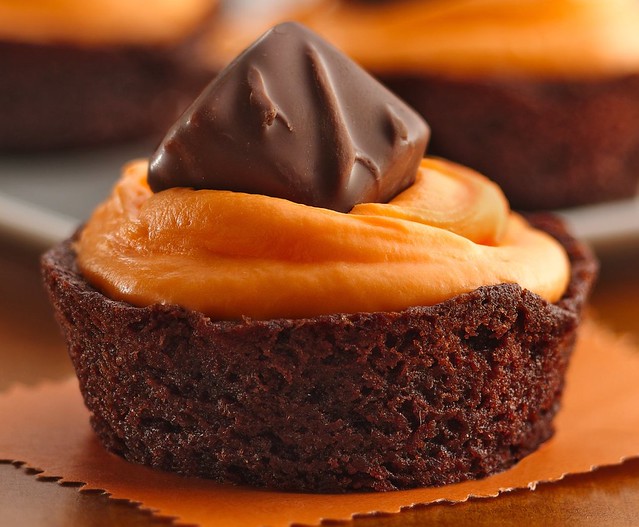 Trick-or-Treat Brownie Cupcakes Recipe