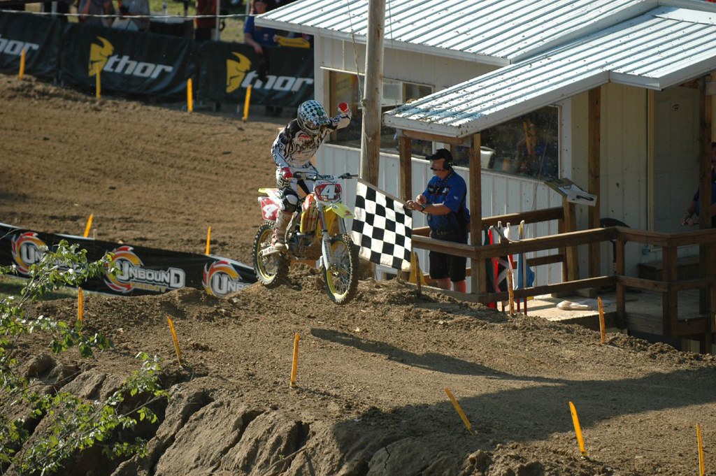 #4 Ricky Carmichael Crossing the Finish Line