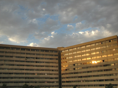 sunset cloud apartment iran tehran complex hdr ekbatan shahrak