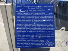 Eaton Centre, Info on the Crystal Wish Tree