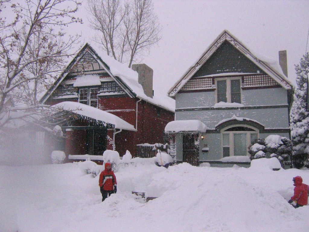 The snow cave | Geoffrey and Bronte made a snow cave in the … | Flickr