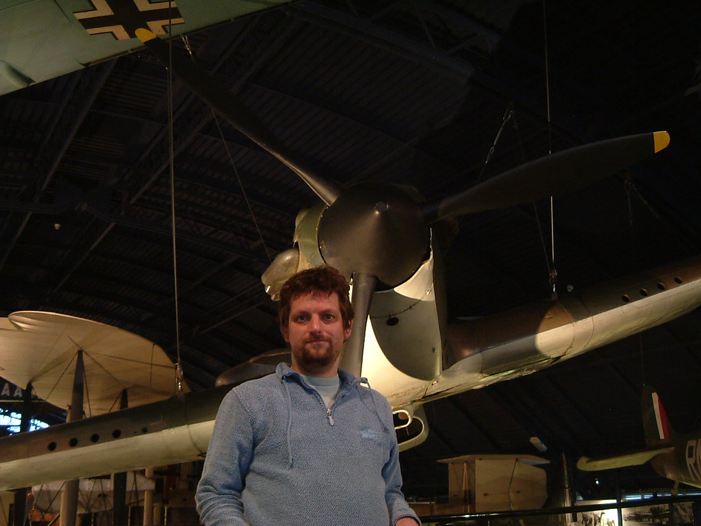 Posing With A Spitfire